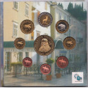 SLOVENIA 2004 serie completa 8 monete + Medaglia 5 Euro Pattern